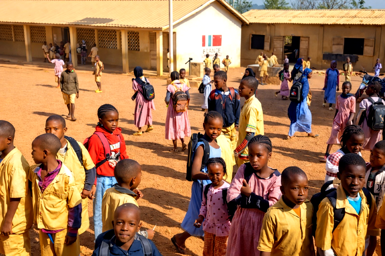 Children during recess