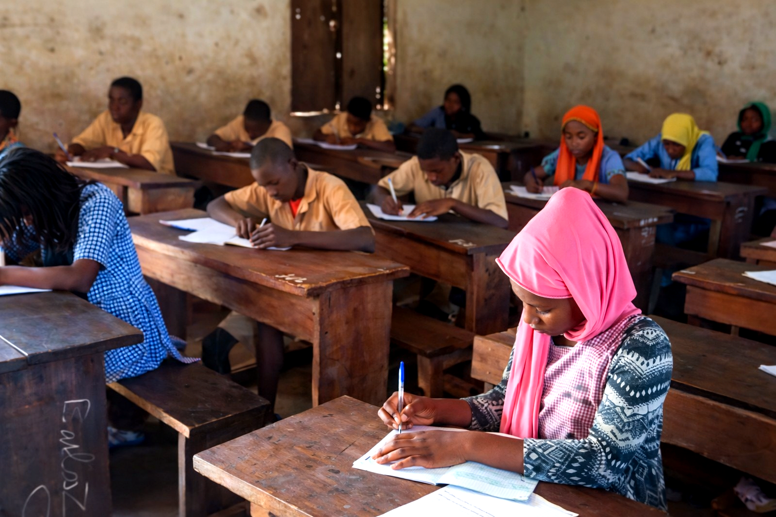 Students in classroom