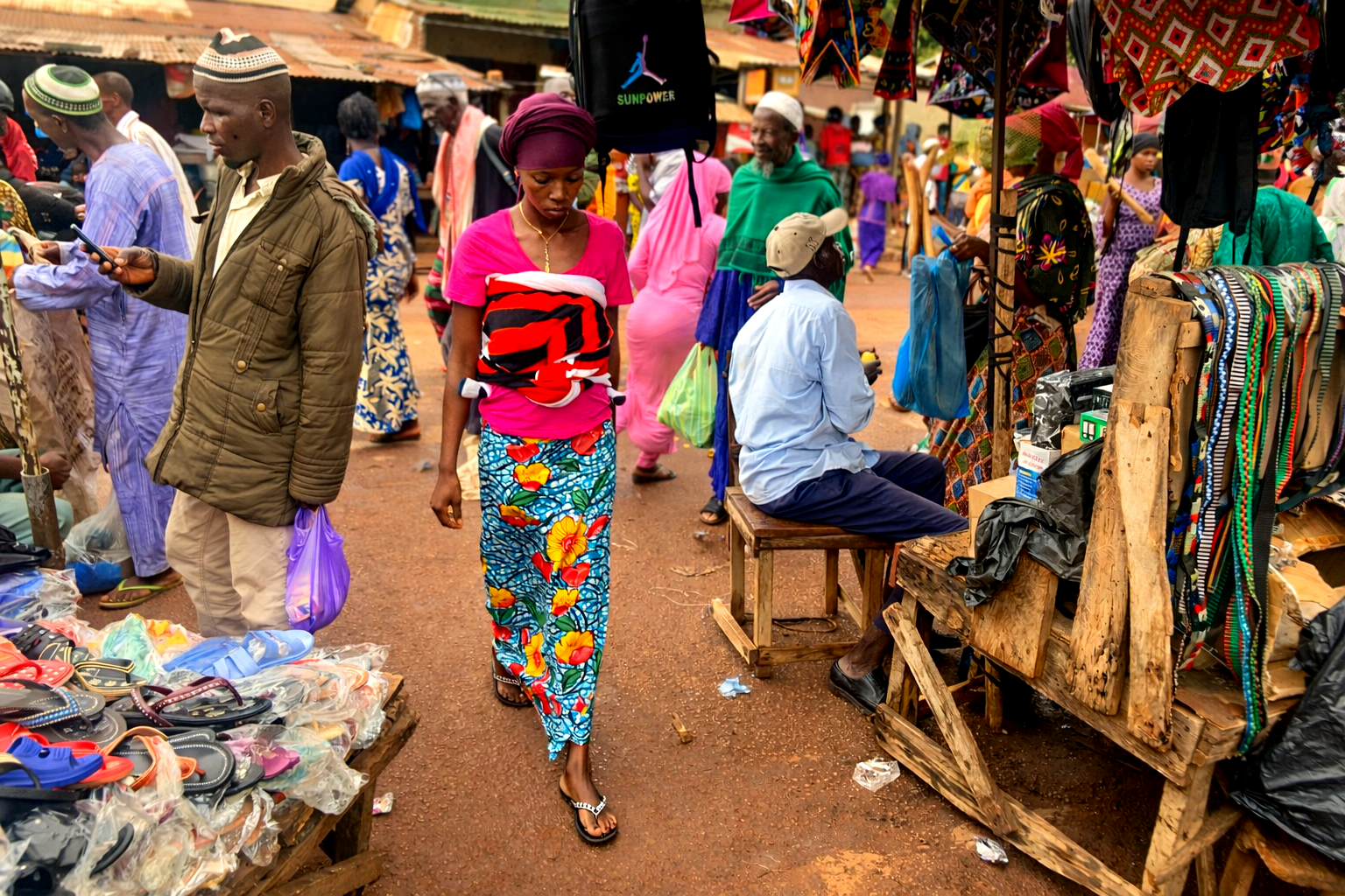 Weekly market in Timbo