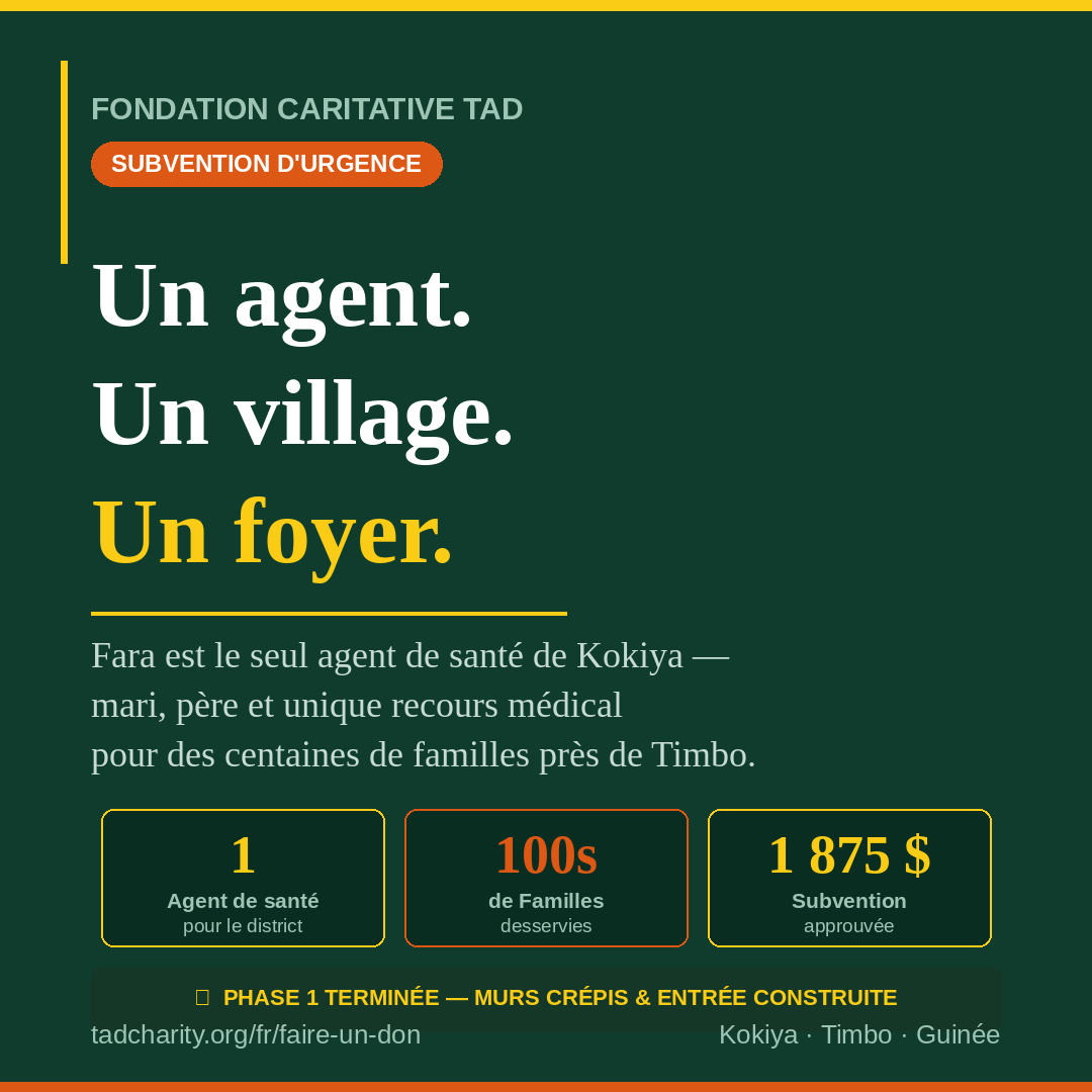 Logement pour l'agent de santé de Kokiya